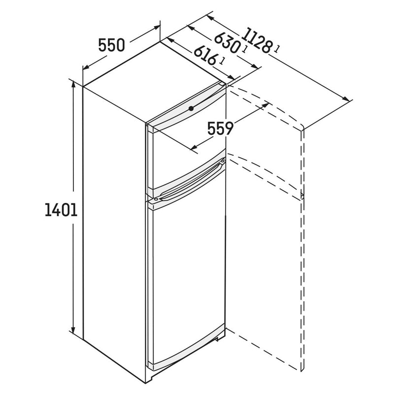 Liebherr CTele 2531-26 - Koel-vriescombinatie - Inox