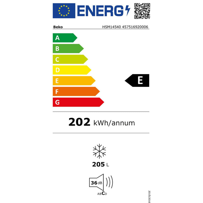 Beko HSM14540 - Vriezer - Wit