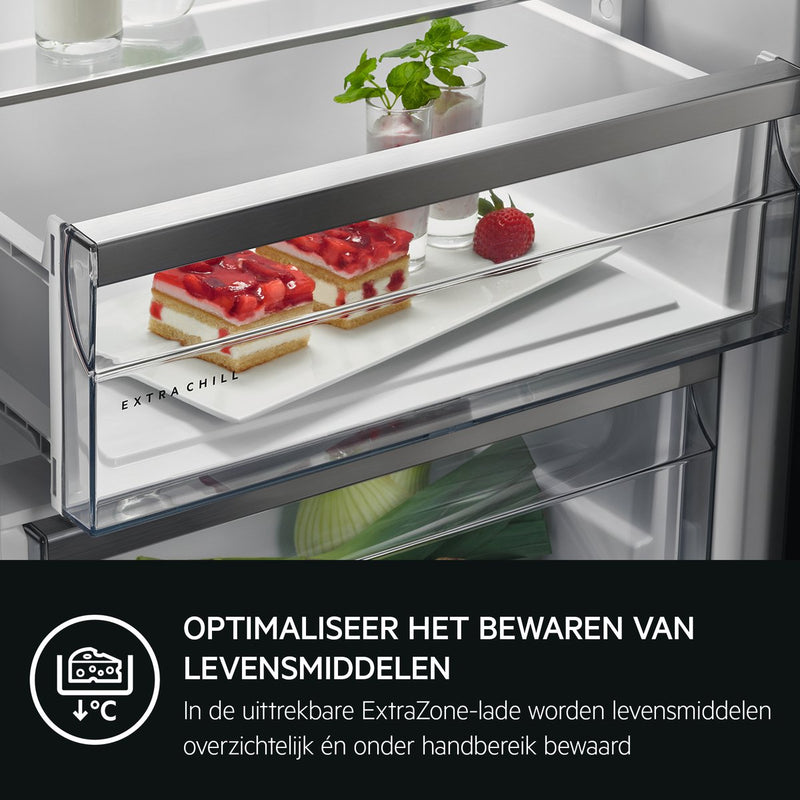 AEG ORC7P361DX - 7000 serie - UltraFresh+ - Koel-vriescombinatie