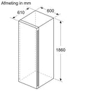 Bosch KWK36ABGA - Serie 6 - Vrijstaande wijnklimaatkast - 186 x 60 cm - Zwart