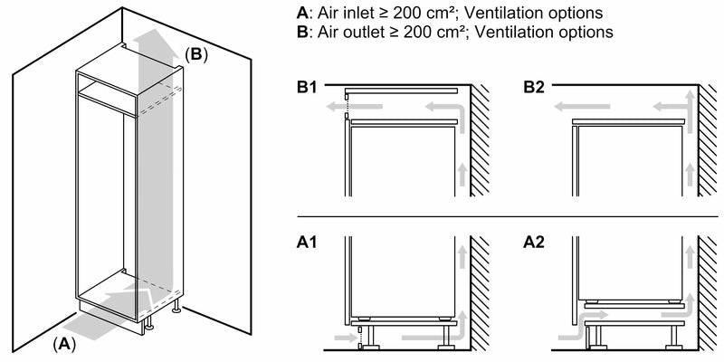 Siemens KI21R2FE1 - IQ100 - Inbouw - Koelkast - 88 cm