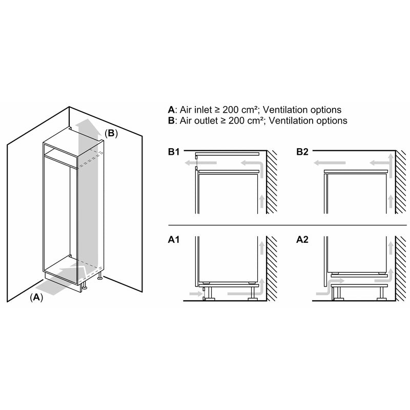 Siemens KI31RADD1 - IQ500 - Inbouw - Koelkast - 102 cm
