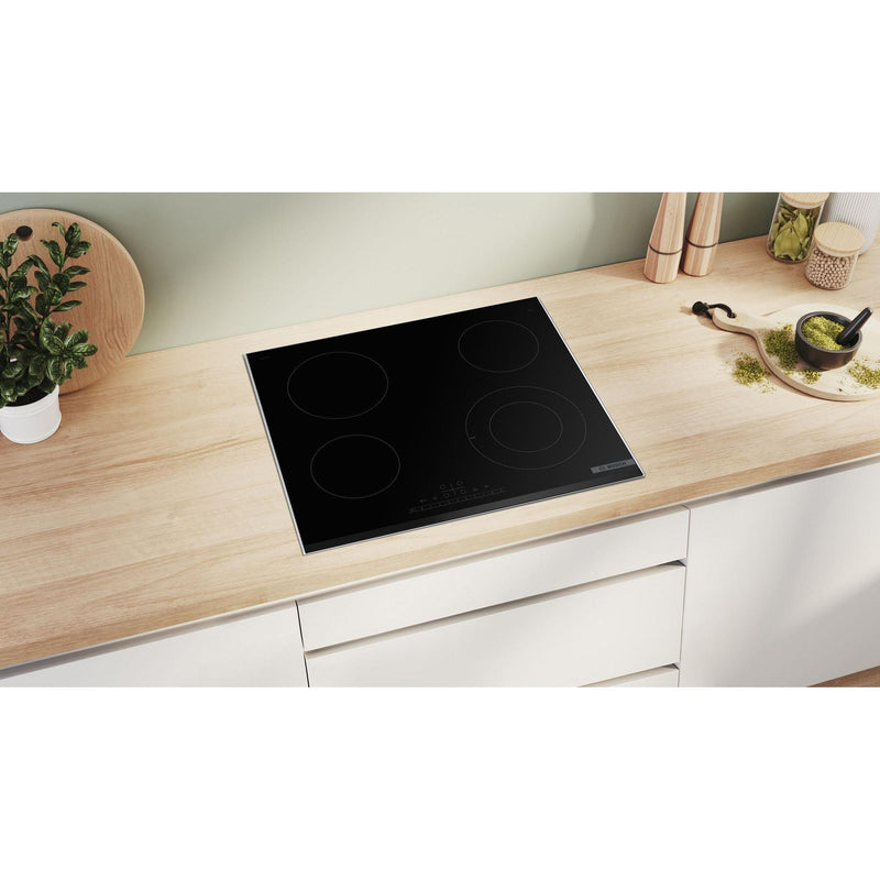 Bosch PKF675FP2E - Serie 6 - Elektrische kookplaat - 60 cm - Opbouw met kader