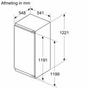 Bosch KIL42VFE0 - Serie 4 - Inbouw koelkast met diepvriesgedeelte - 122.1 x 54.1 cm