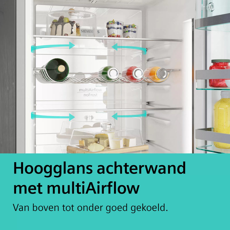 Siemens KG39NXIBF - IQ300 - Koel-vriescombinatie - Vrijstaand - Inox