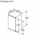 Siemens KI32LADD1 - iQ500, Inbouw koelkast met diepvriesgedeelte - 102.5 x 56 cm - softClose vlakscharnier