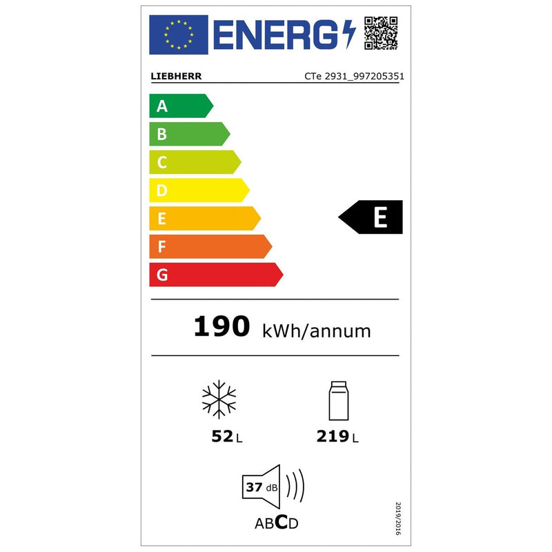 Liebherr CTe 2931-26 - Koel-vriescombinatie - Wit