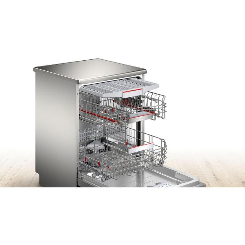 Bosch SMS6ZCI11F - Serie 6 - Vrijstaande vaatwasser - 60 cm - Geborsteld staal AntiFingerprint