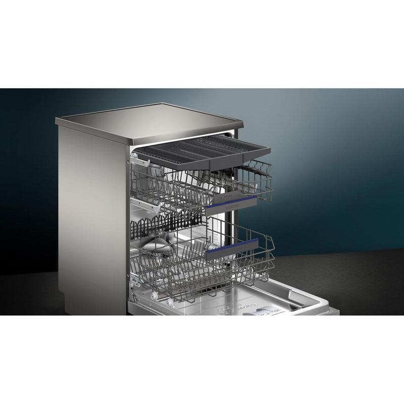 Siemens SN25ZI08CE - iQ500 - Vrijstaande vaatwasser - 60 cm - Geborsteld staal AntiFingerprint