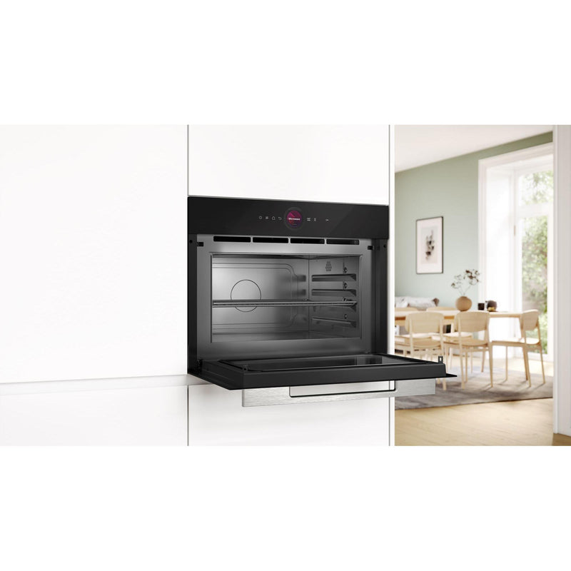 Bosch CEG732XB1 - Serie 8 - Inbouwmagnetron - 60 x 45 cm - Zwart