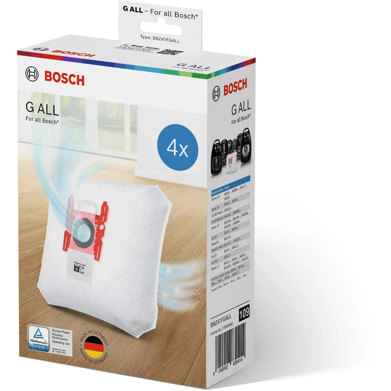Bosch BBZ41FGALL - Stofzuigerzakken - 4 stuks