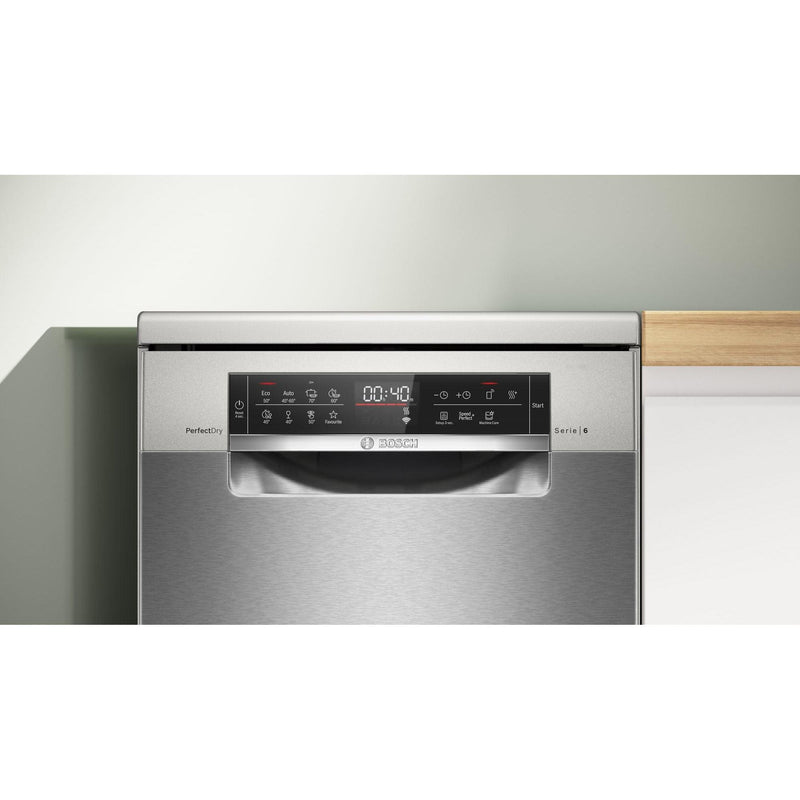 Bosch SPS6YMI14E - Serie 6 - Vrijstaande vaatwasser - 45 cm - Geborsteld staal AntiFingerprint