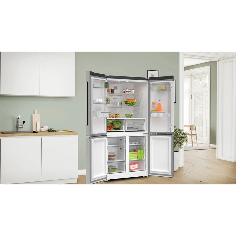 Bosch KFN96VPEA - Serie 4 - Amerikaanse koelkast - Inox