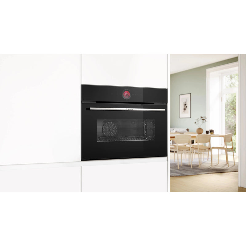 Bosch CBG7741B1 - Serie 8 - Multifunctionele compact oven - 60x45 cm - Zwart