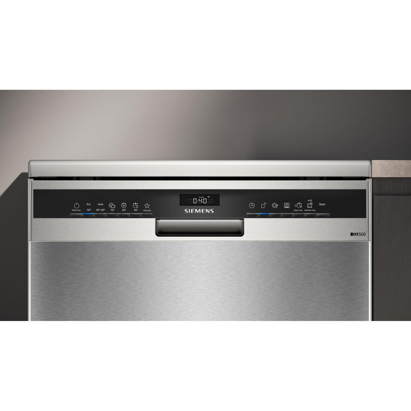 Siemens SN25ZI08CE - iQ500 - Vrijstaande vaatwasser - 60 cm - Geborsteld staal AntiFingerprint