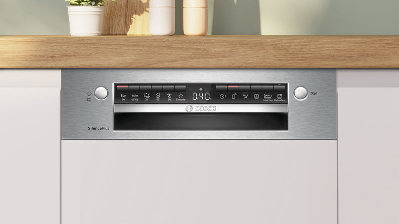 Bosch SPI4HMS49E - Serie 4 - Integreerbare vaatwasser - 45 cm - Geborsteld staal