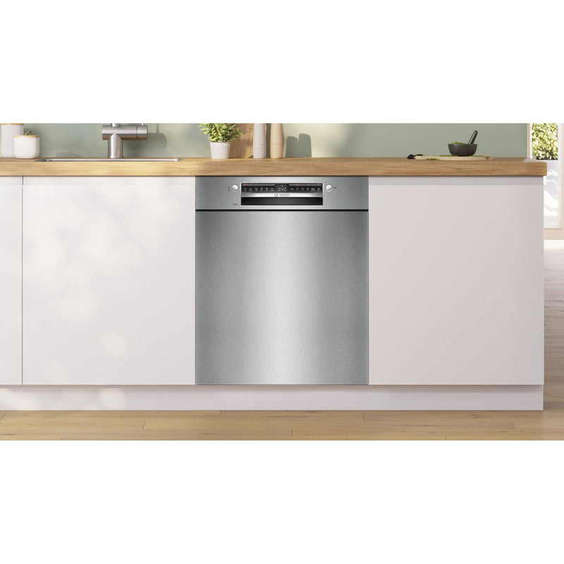 Bosch SMU4HTS00E - Serie 4 - Onderbouw vaatwasser - 60 cm - Geborsteld staal