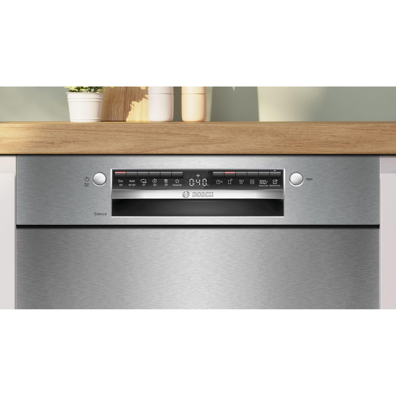 Bosch SMU4HTS00E - Serie 4 - Onderbouw vaatwasser - 60 cm - Geborsteld staal