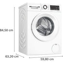 Bosch WGG244ZAFG - Serie 6 - Wasmachine - 9 kg - Wit