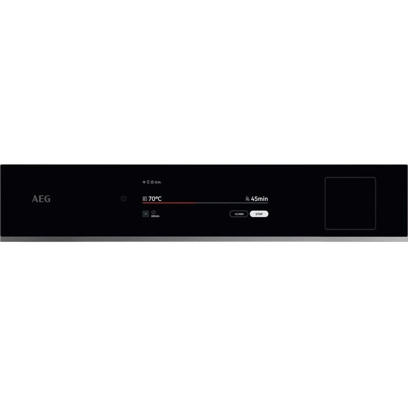 AEG TP9SK821B - 9000 serie -  ProAssist met SteamPro - Combi hetelucht- en stoomoven - 45 cm - Zwart