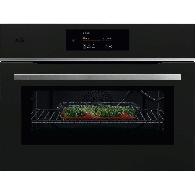 AEG TK8NK72FT - 8000 serie - MealAssist CombiQuick - Combi inbouw magnetron - 45 cm - Zwart