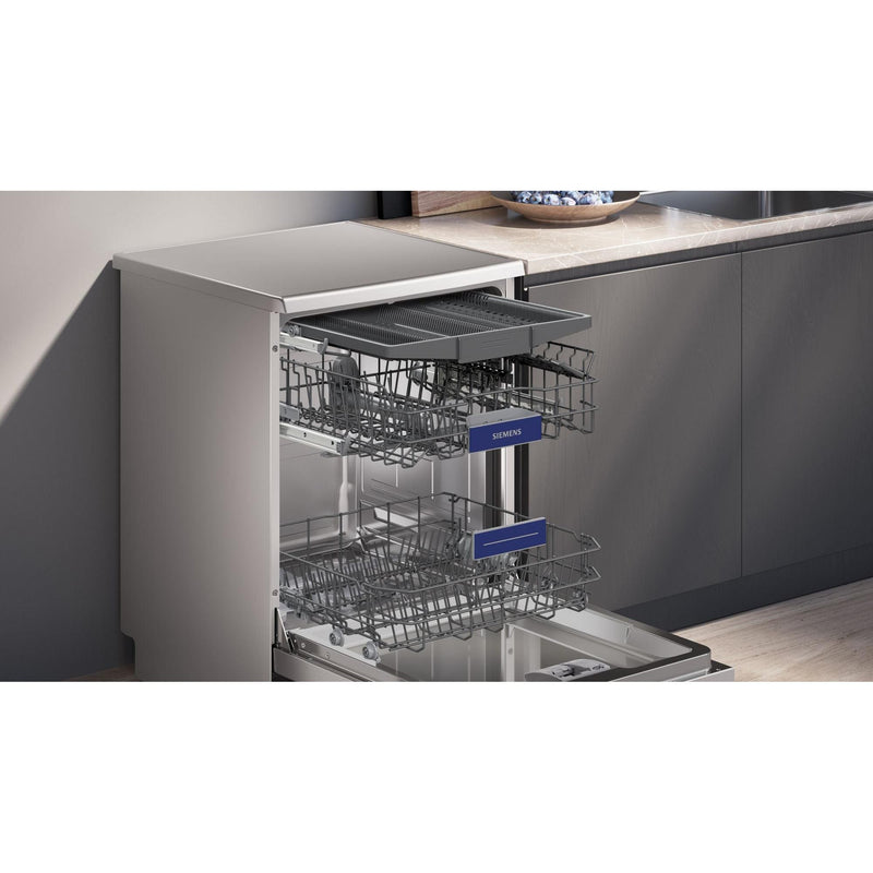 Siemens SN23EI03ME - iQ300 - Vrijstaande vaatwasser - 60 cm - Geborsteld staal AntiFingerprint