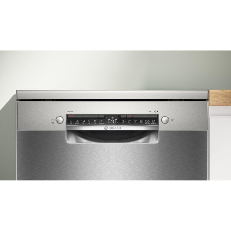Bosch SMS4HKI07E - Serie 4 - Vrijstaande vaatwasser - 60 cm - Geborsteld staal AntiFingerprint