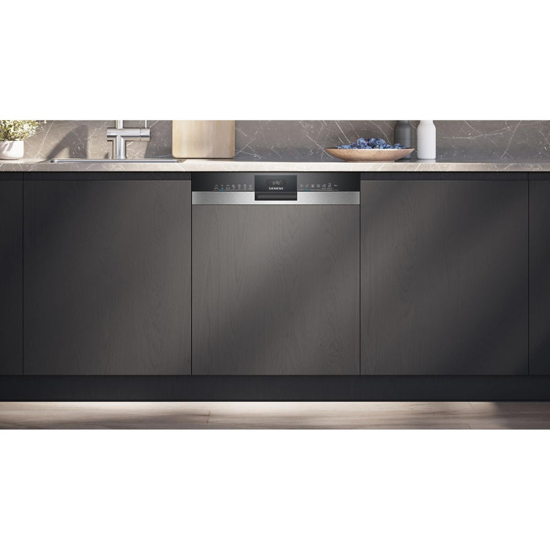 Siemens SN53ES04TE - iQ300 - Integreerbare vaatwasser - 60 cm - Geborsteld staal
