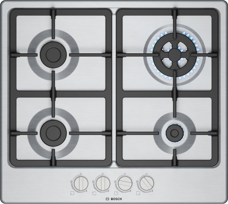 Bosch PGH6B5K90 - Serie 4 - Gaskookplaat - 60 cm - Inox