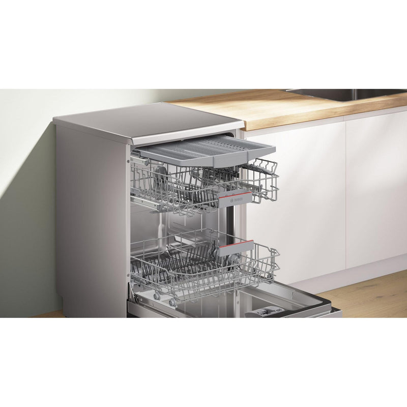 Bosch SMS4EMI06E - Serie 4 - Vrijstaande vaatwasser - 60 cm - Geborsteld staal AntiFingerprint