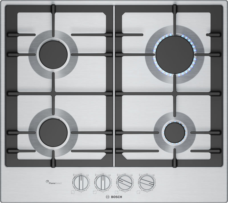 Bosch PCP6A5I90 - Serie 6 - Gaskookplaat - 60 cm - Inox