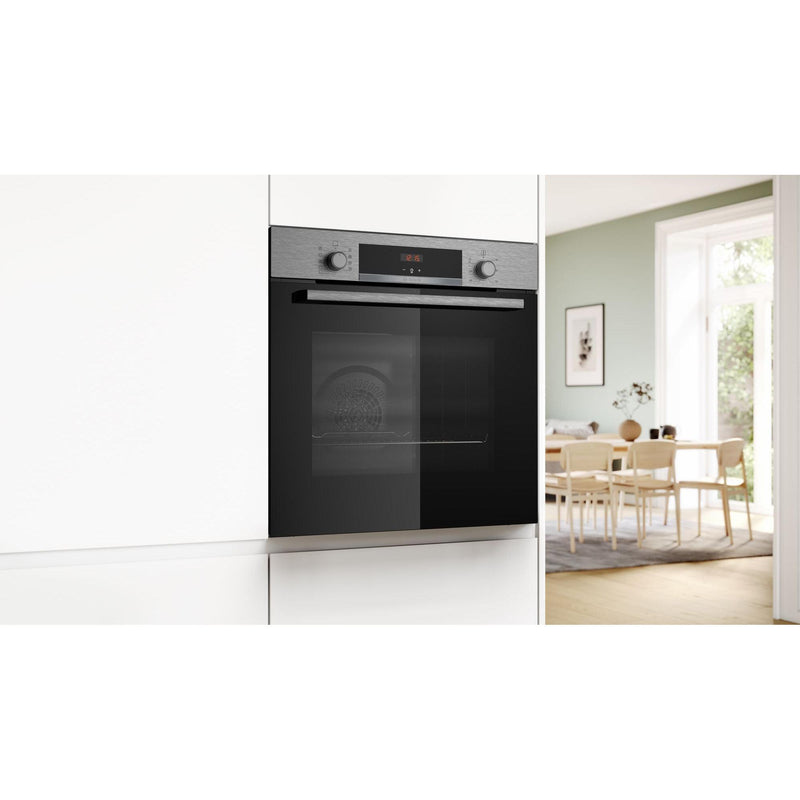 Bosch HBA514BS3 - Serie 4 - Inbouwoven - 60 x 60 cm - Inox