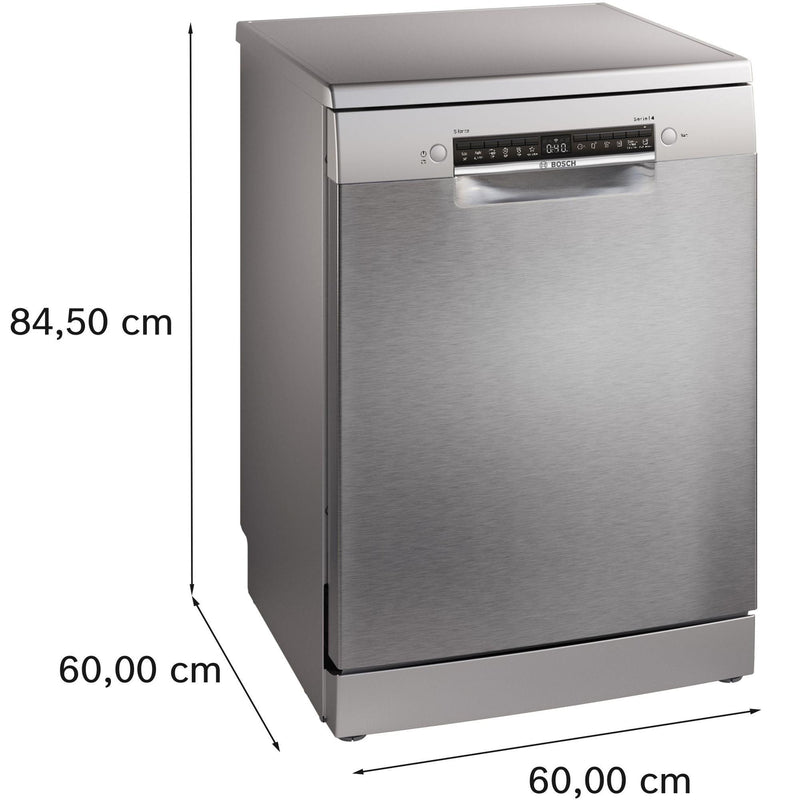 Bosch SMS4HKI07E - Serie 4 - Vrijstaande vaatwasser - 60 cm - Geborsteld staal AntiFingerprint