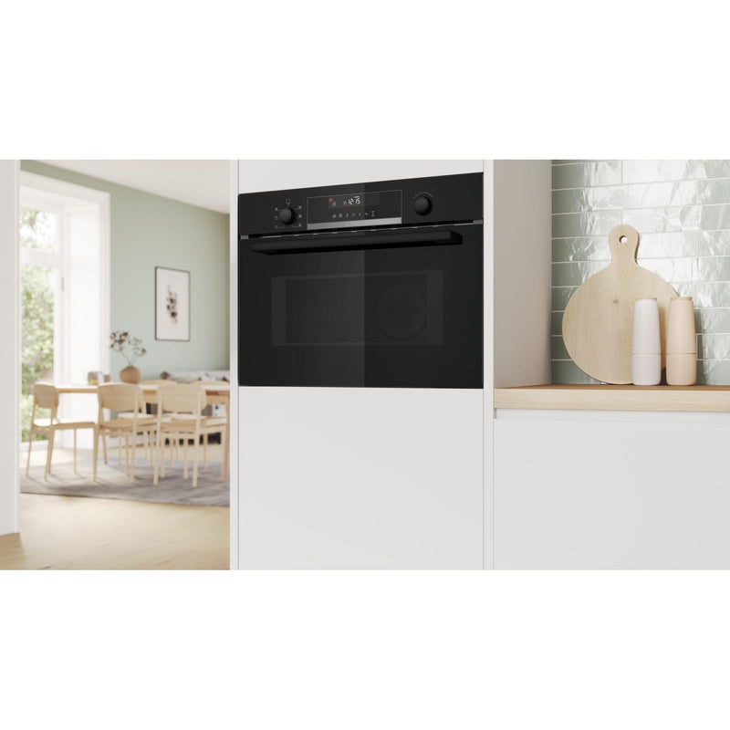 Bosch CMA585GB1 - Serie 6 - Compacte oven met magnetronfunctie - 60 x 45 cm - Zwart