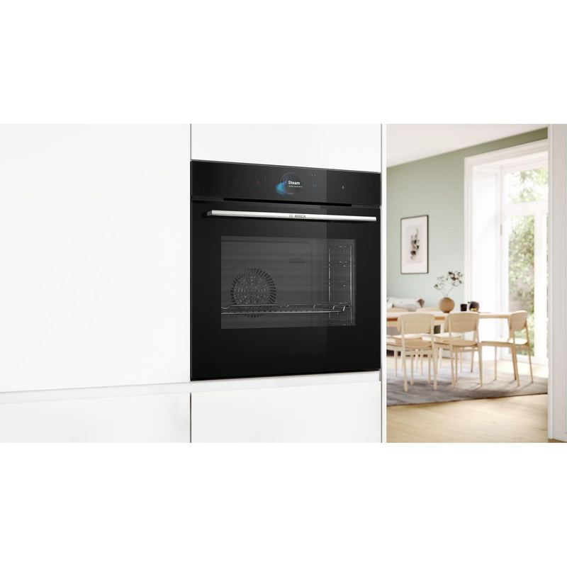 Bosch HSG7584B1 - Serie 8 - Combi stoomoven - 60 x 60 cm - Zwart