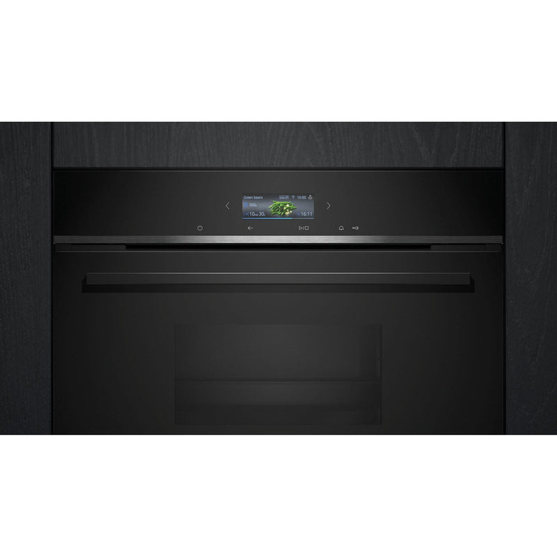 Siemens CD714GXB1 - iQ700 - Inbouw stoomoven - 60 x 45 cm - Zwart