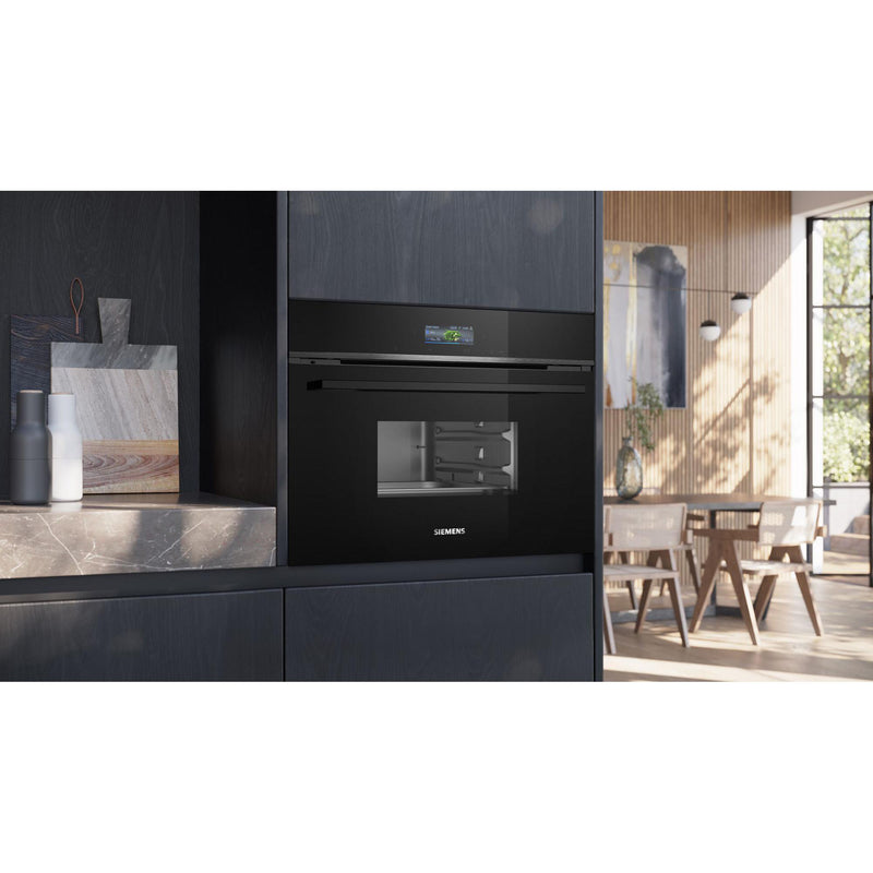 Siemens CD714GXB1 - iQ700 - Inbouw stoomoven - 60 x 45 cm - Zwart