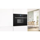 Bosch CDG714XB1 - Serie 8 - Inbouw stoomoven - 60 x 45 cm - Zwart