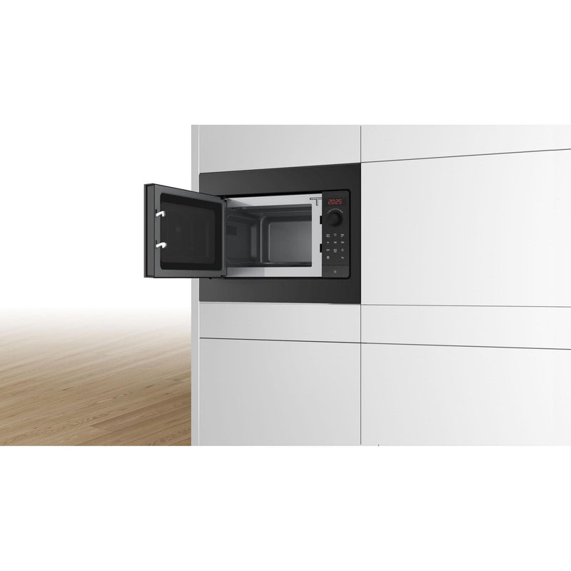 Bosch BFL523MB4 - Serie 2 - Inbouwmagnetron - Zwart