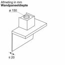 Bosch DWB97DN30 - Serie 6 - Wanddampkap - 90 cm - metal look