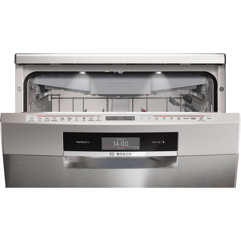 Bosch SMS8TCI04E - Serie 8 - Vrijstaande vaatwasser - 60 cm - Geborsteld staal - Energielabel A - Home Connect