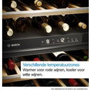 Bosch KWK16ABGB - Serie 6 - Vrijstaande wijnklimaatkast - Zwart
