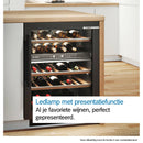 Bosch KWK36ABGA - Serie 6 - Vrijstaande wijnklimaatkast - 186 x 60 cm - Zwart