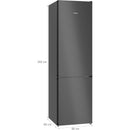 Siemens KG39N2XAG - iQ300 - Koel-vriescombinatie - 203 x 60 cm - Zwart geborsteld staal anti-fingerprint - Total noFrost