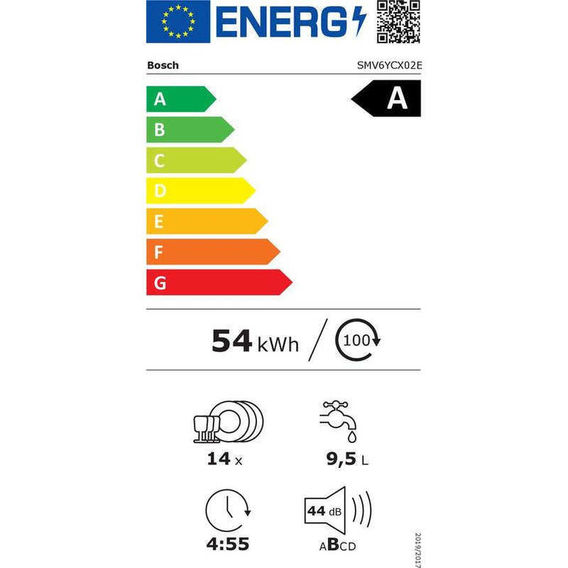 Bosch SMV6YCX02E - Serie 6 - Volledig integreerbare vaatwasser - 60 cm