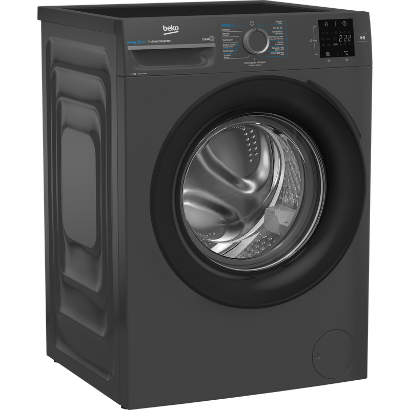 Beko BM3WFT3841A - Wasmachine - 8 Kg - Zwart