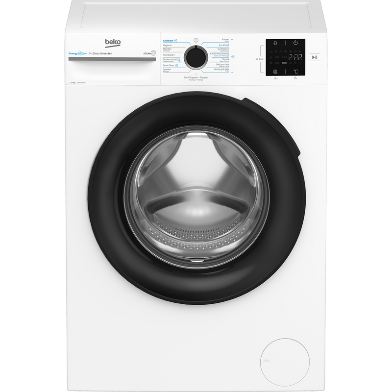 Beko BM3WFT31041W - Wasmachine EnergySpin - 10 kg - Wit