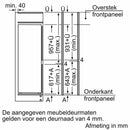 Bosch KIS77AFE0 - Serie 6 - Inbouw koel-vriescombinatie - 157.8 x 55.8 cm