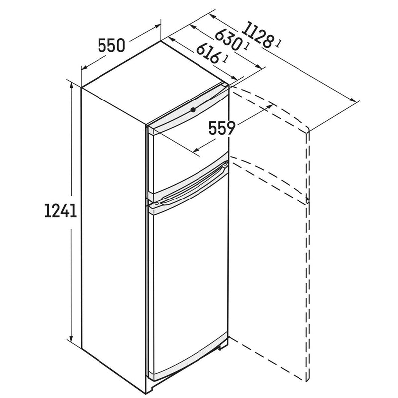 Liebherr CTele 2131-26 - Koel-vriescombinatie - Inox