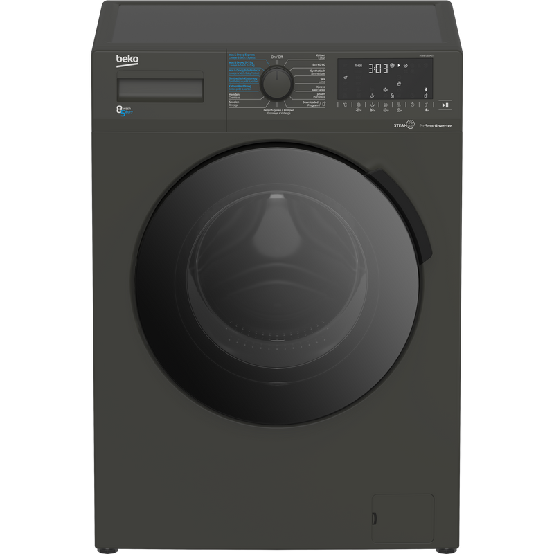 Beko HTV8716XMST - Was-droog combinatie - 8/5 Kg - Antraciet - Homewhiz